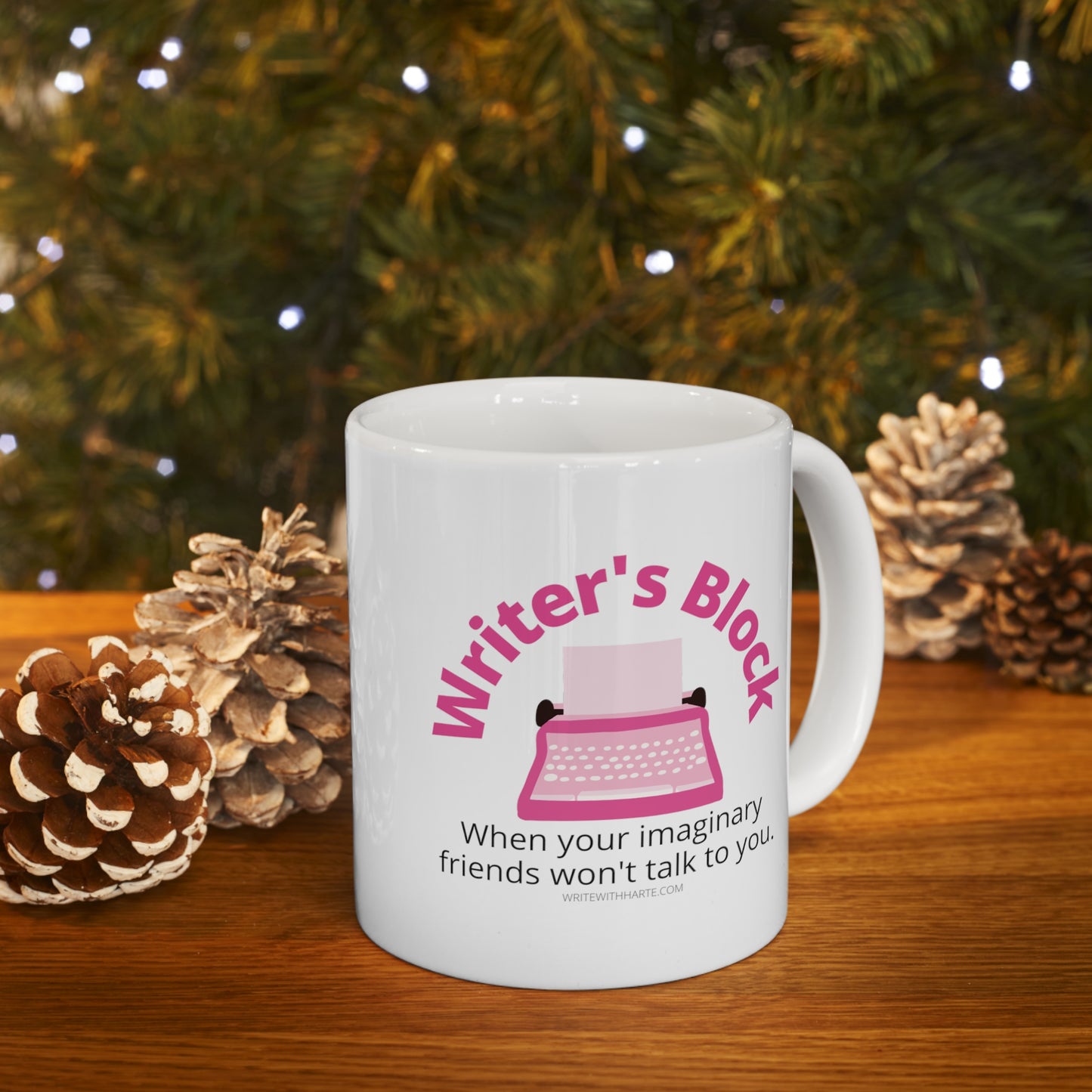 Writer Gift Mug, Writer's Block, Funny Mug for Writers