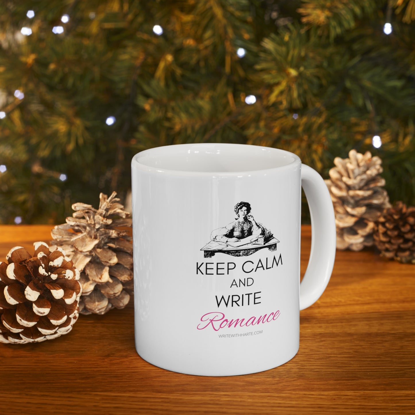 Keep Calm and Write Romance Mug