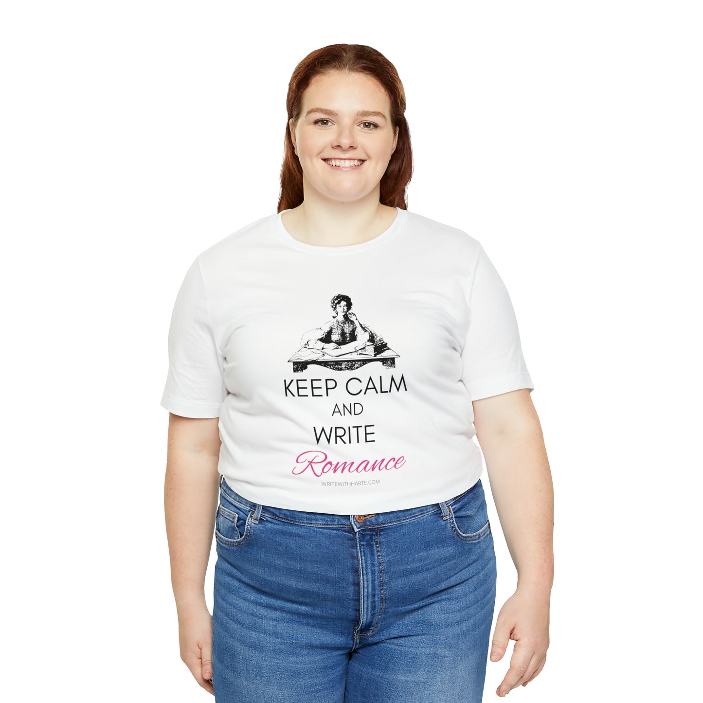 Keep Calm and Write Romance Women's T-Shirt