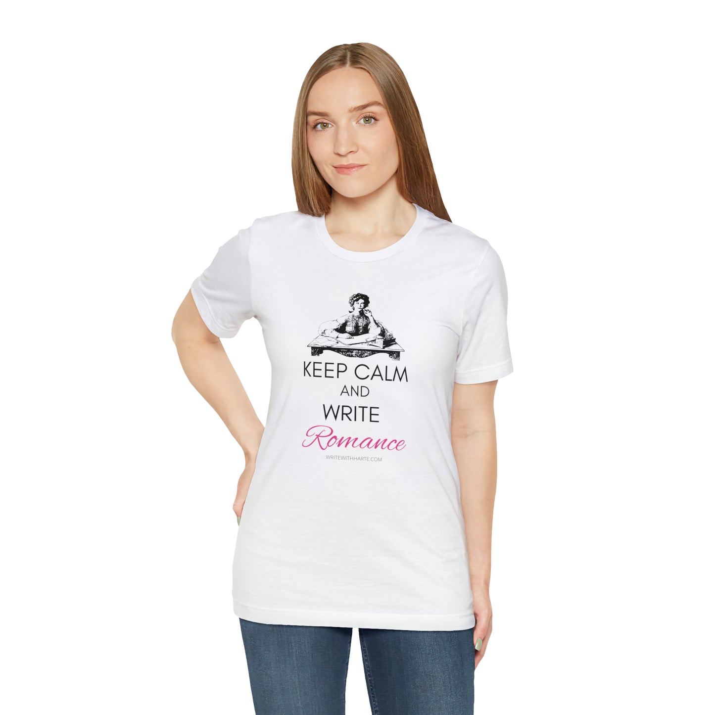 Keep Calm and Write Romance Women's T-Shirt