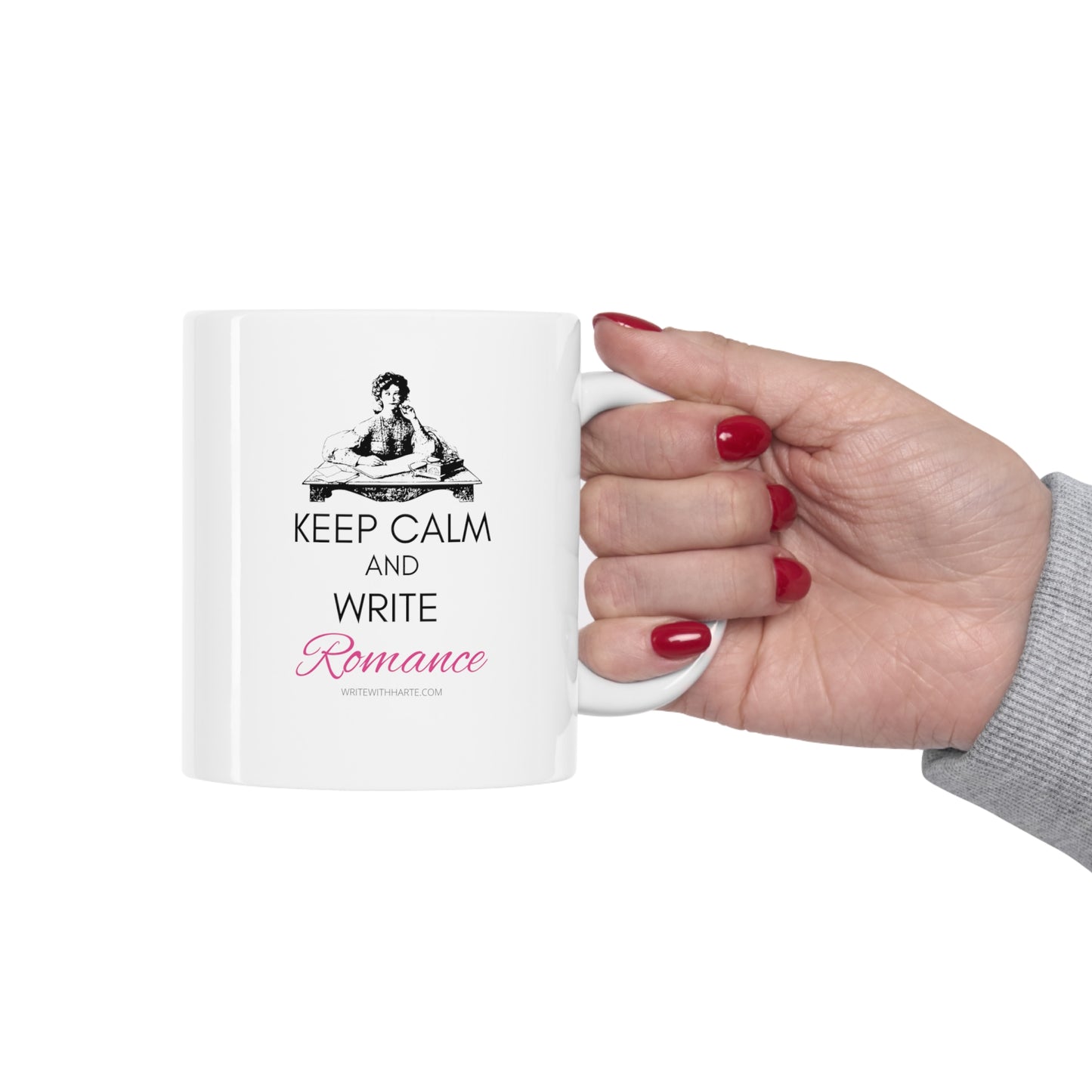 Keep Calm and Write Romance Mug