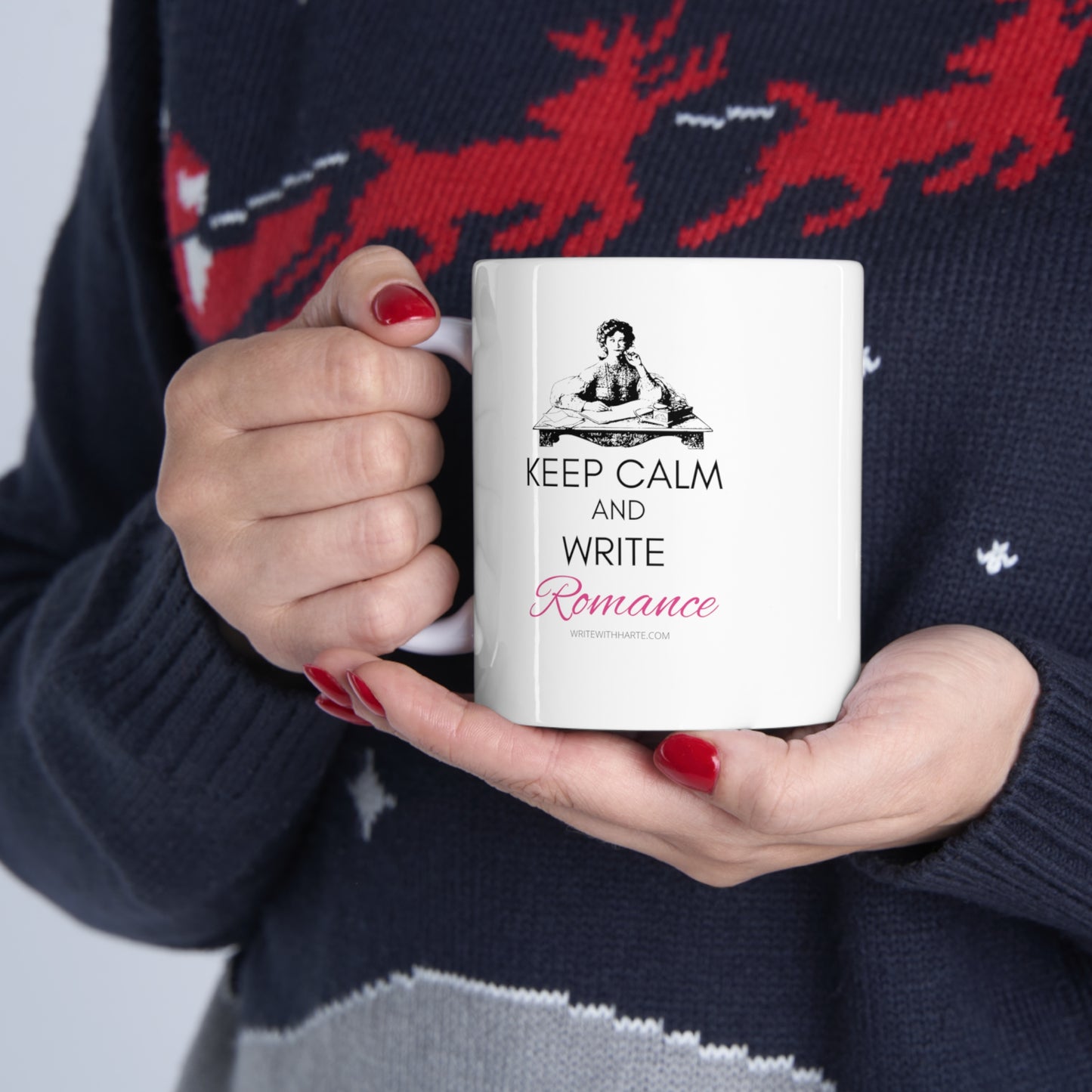 Keep Calm and Write Romance Mug