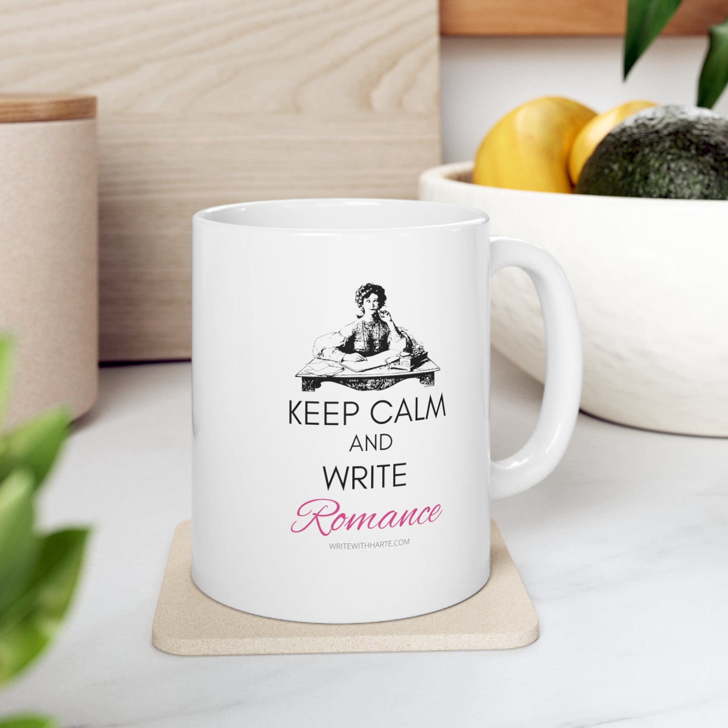 Keep Calm and Write Romance Mug