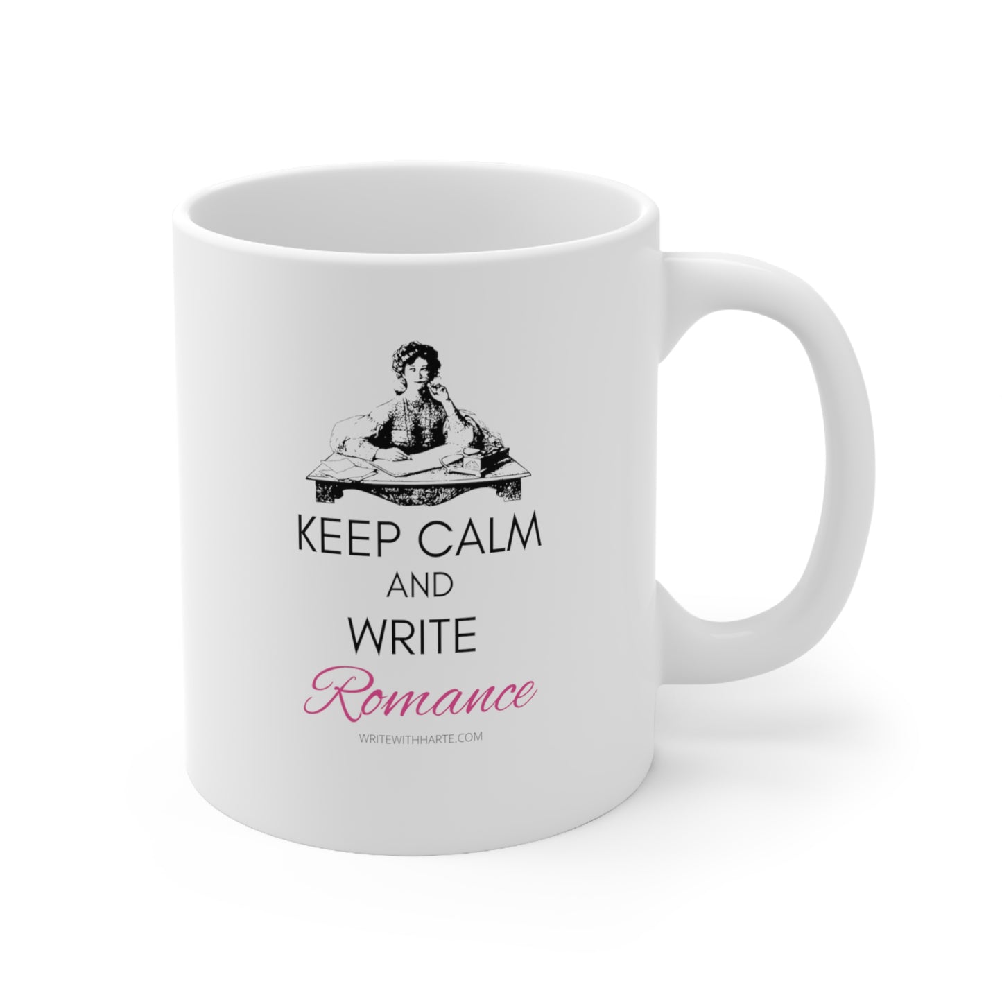 Keep Calm and Write Romance Mug