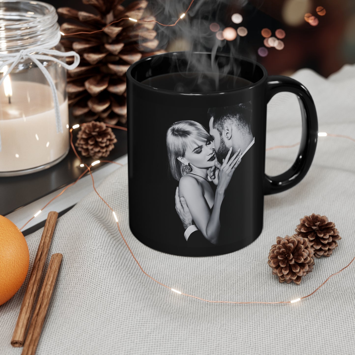 He tastes like chocolate and sin: Deadly Valentine Mug