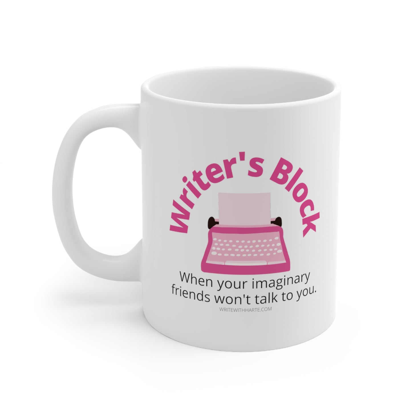 Writer Gift Mug, Writer's Block, Funny Mug for Writers