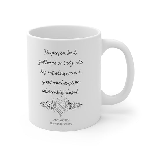 Funny Jane Austen Quote Mug