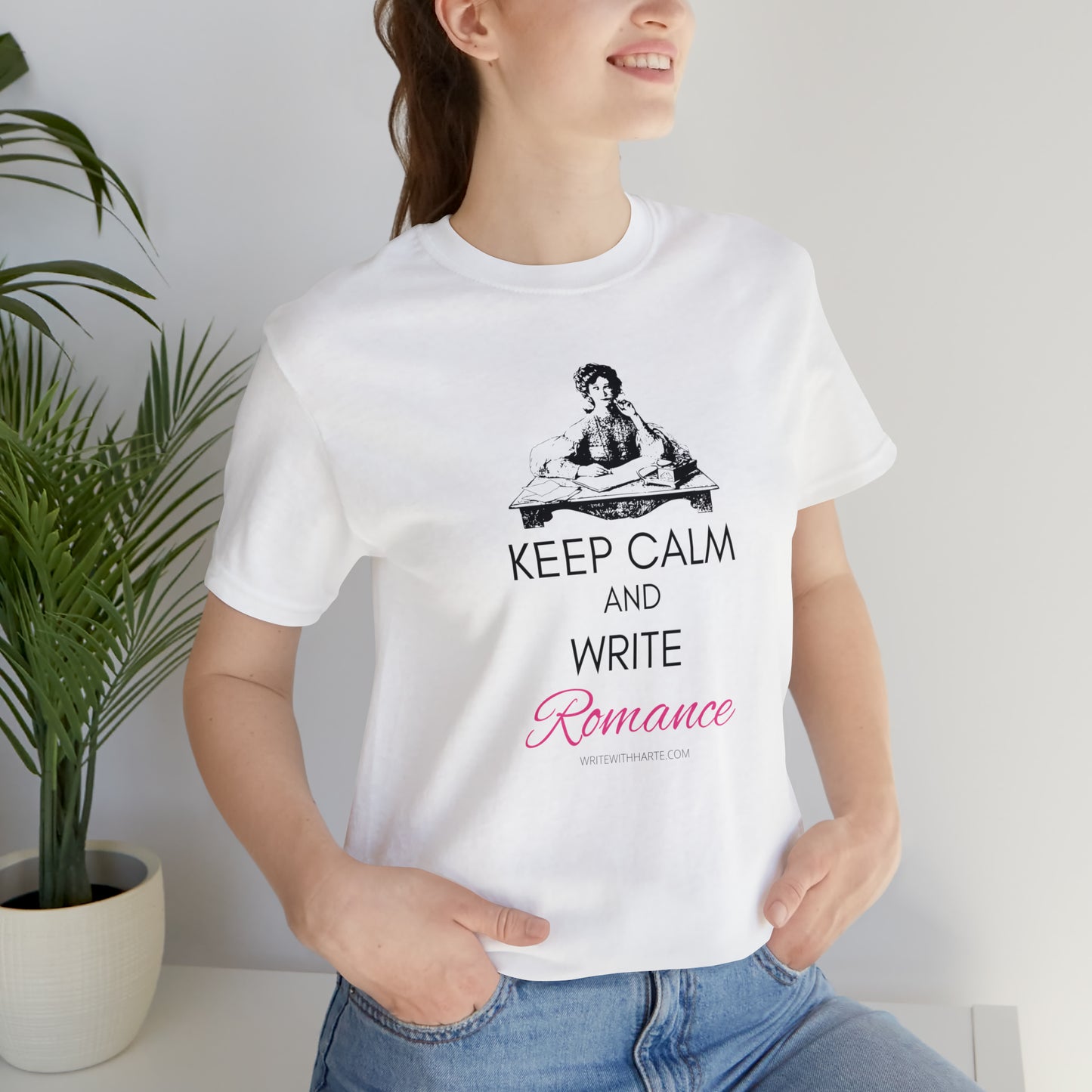 Keep Calm and Write Romance Women's T-Shirt