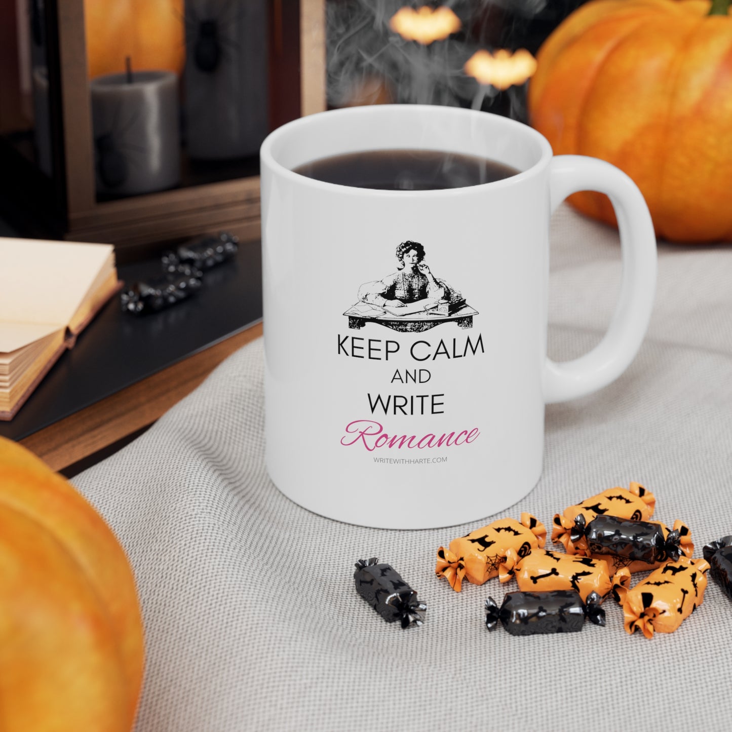 Keep Calm and Write Romance Mug