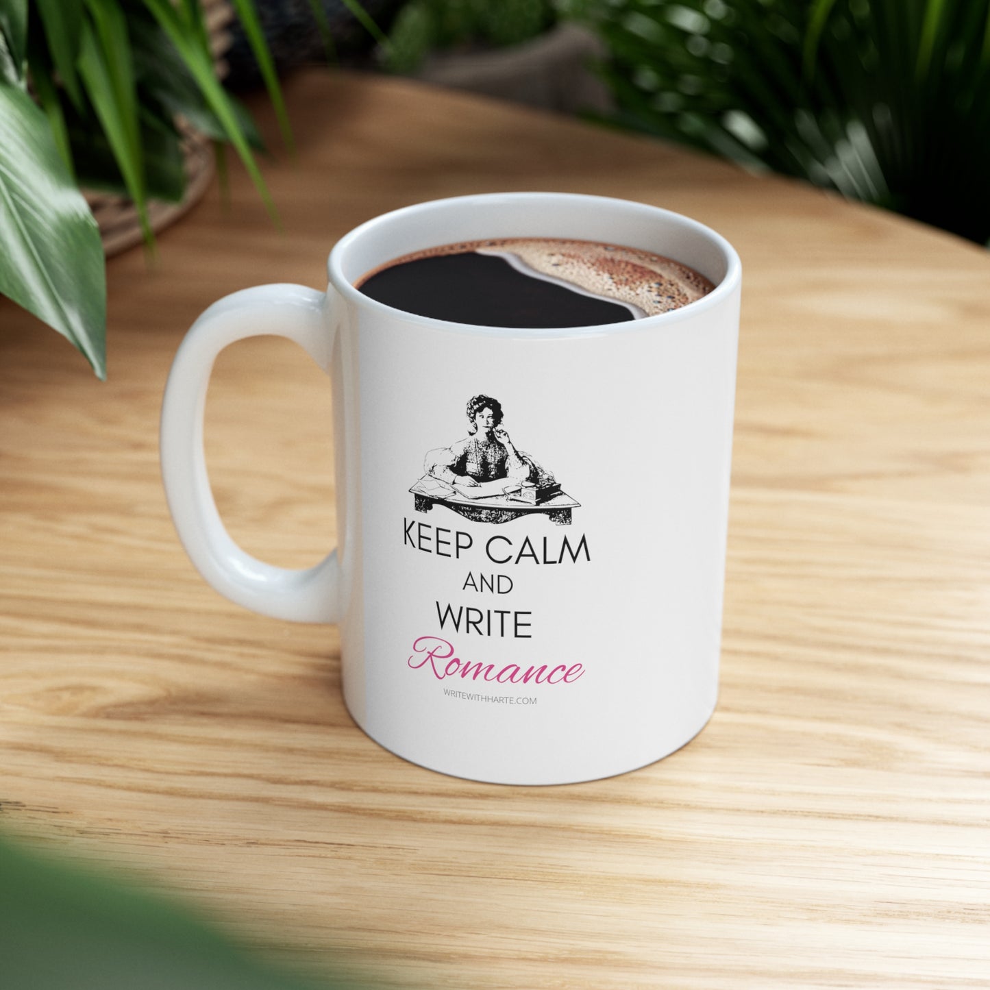 Keep Calm and Write Romance Mug