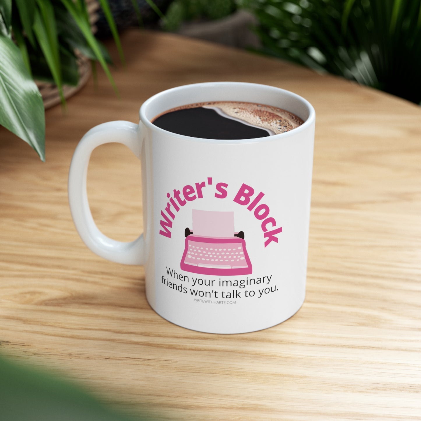 Writer Gift Mug, Writer's Block, Funny Mug for Writers